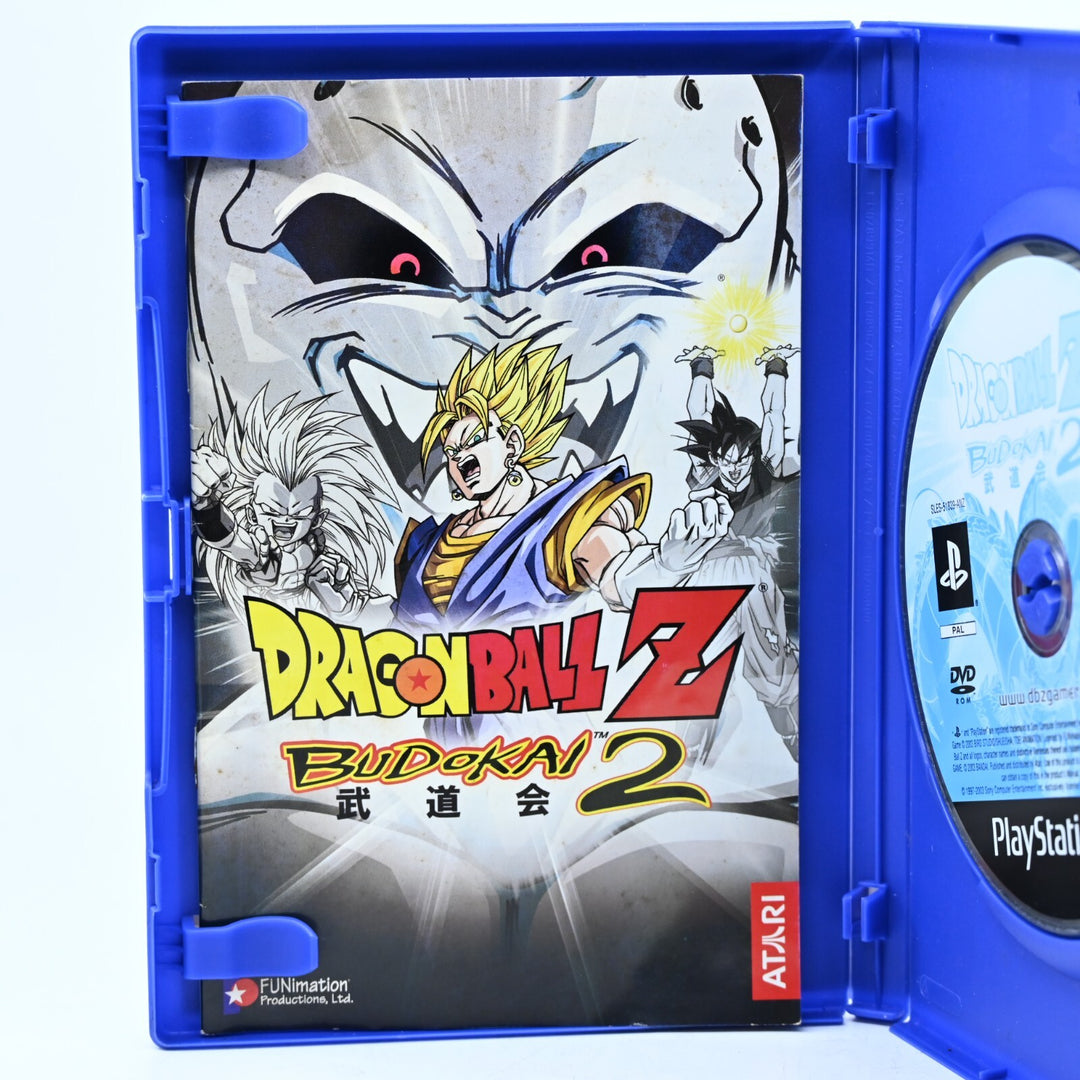 Dragonball Z: Budokai 2 - Sony Playstation 2 / PS2 Game + Manual - MINT DISC