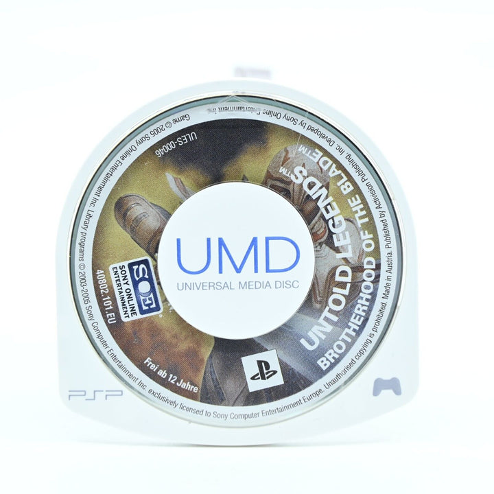 Untold Legends: Brotherhood of the Blade - Sony PSP Game - Disc Only