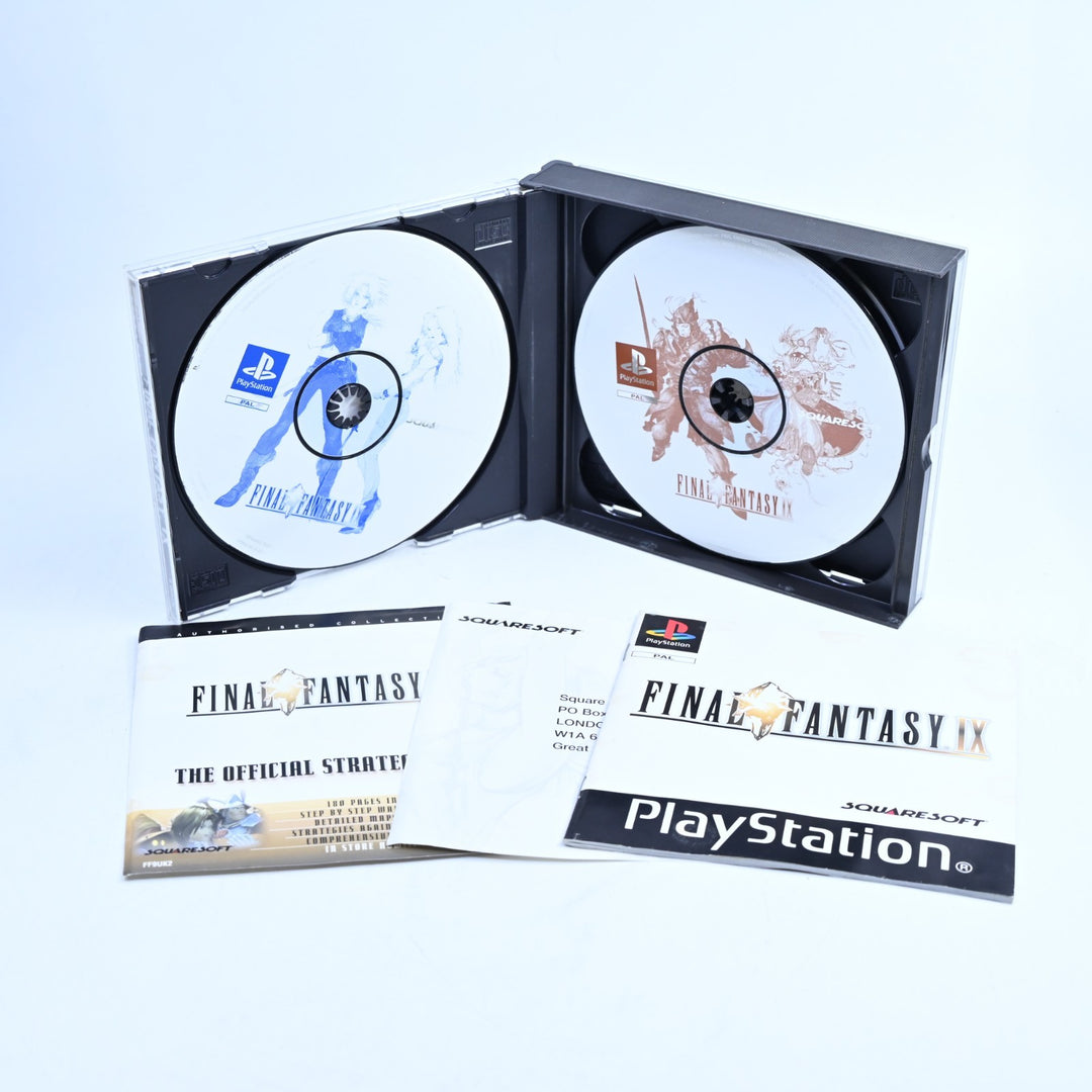 Final Fantasy IX - Sony Playstation 1 / PS1 Game + Manual - PAL - MINT DISC!
