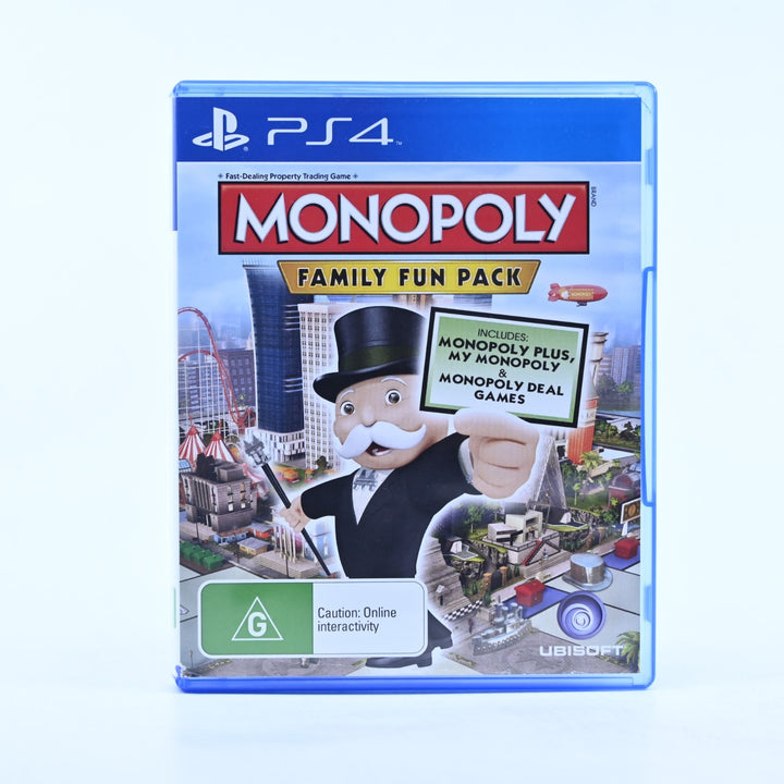 Monopoly Family Fun Pack - Sony Playstation 4 / PS4 Game - MINT DISC!