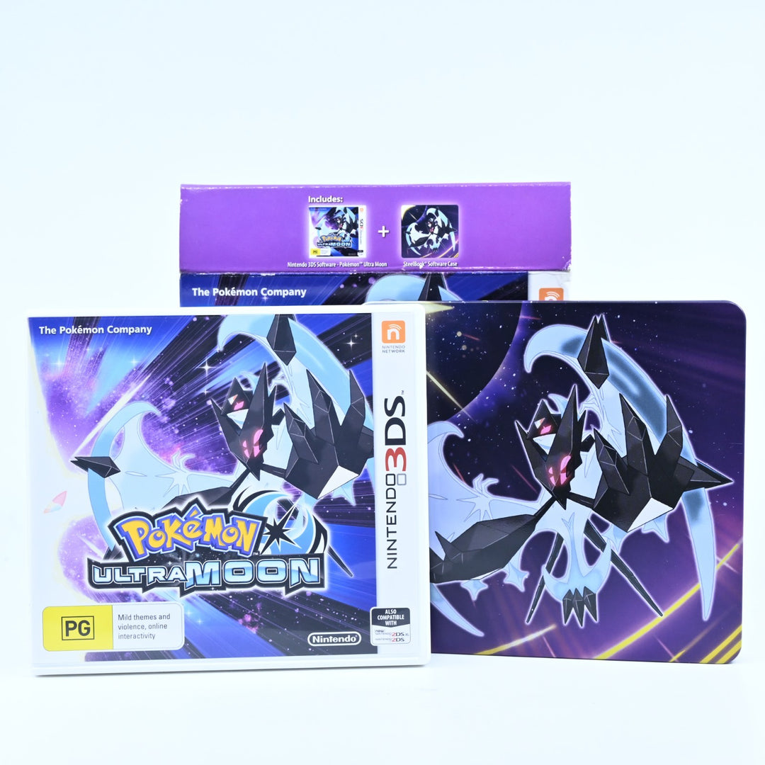 Pokemon Ultra Moon - Fan Edition - Nintendo 3DS Game + Steelbook - PAL