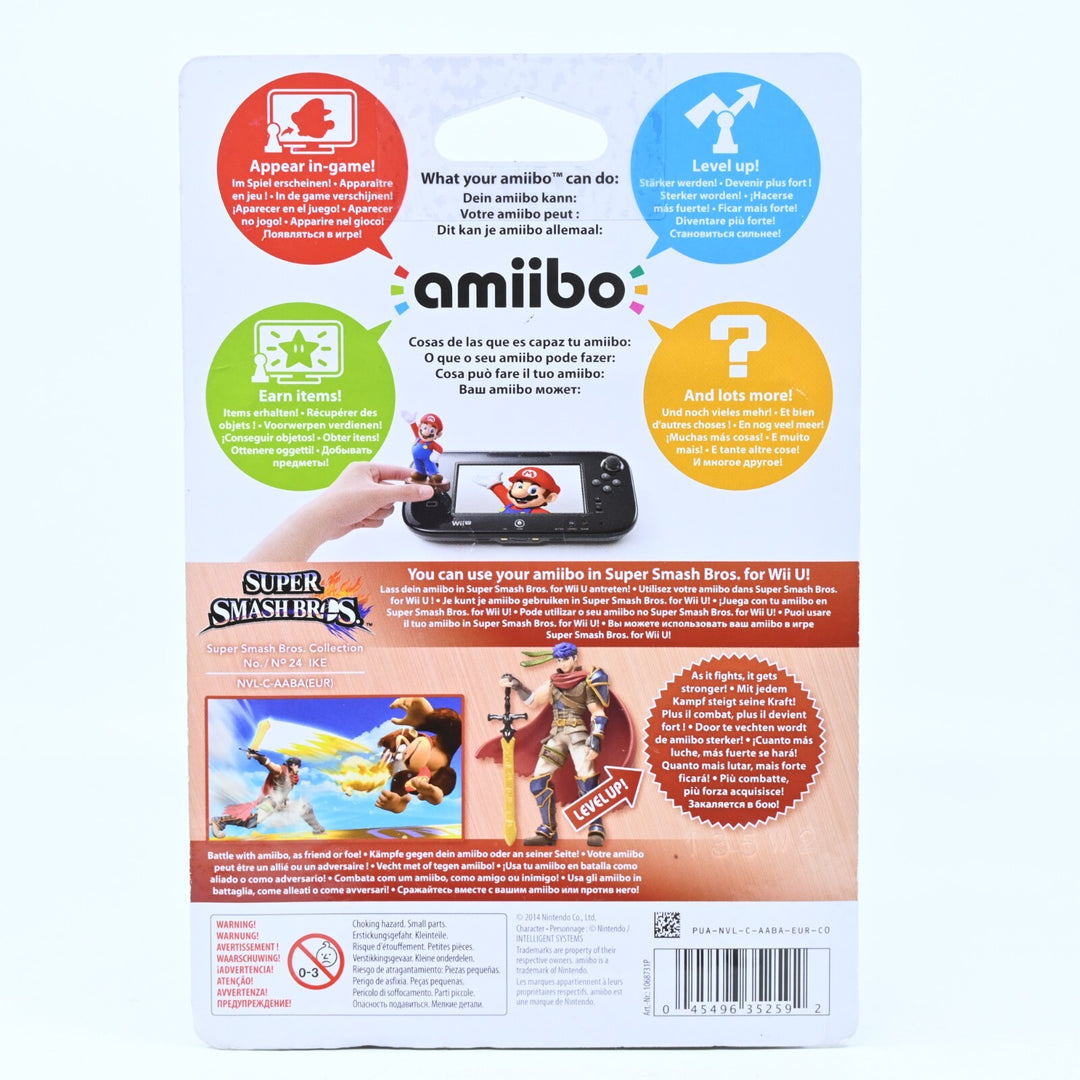 SEALED! Ike Amiibo No. 24 - Super Smash Bros. - Toy - FREE POST!