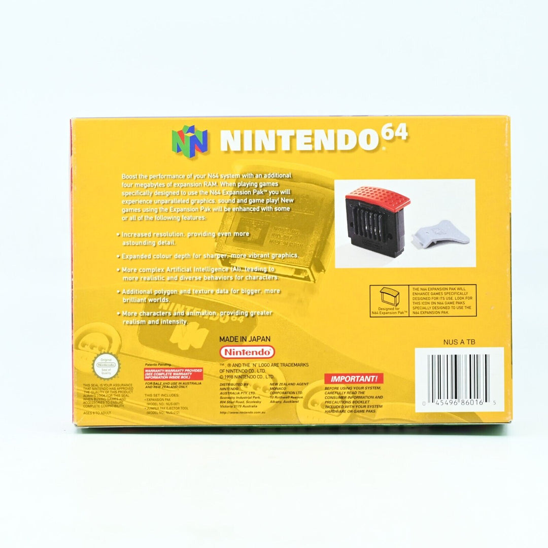 Boxed Expansion Pak - N64 / Nintendo 64 Accessory - PAL - FREE POST!