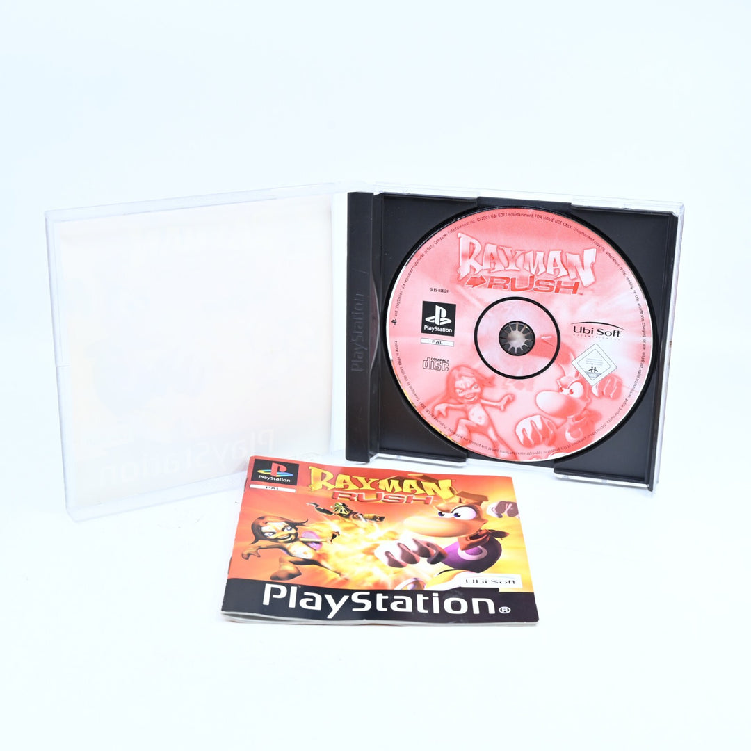 Rayman Rush - Sony Playstation 1 / PS1 Game + Manual - PAL - MINT DISC!
