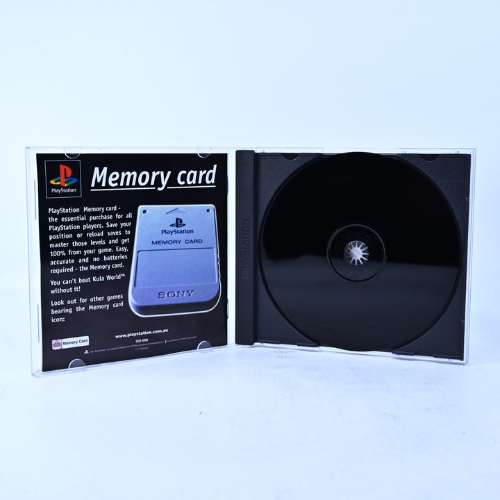 Kula World - Sony Playstation 1 / PS1 Game + Manual - PAL - MINT DISC!