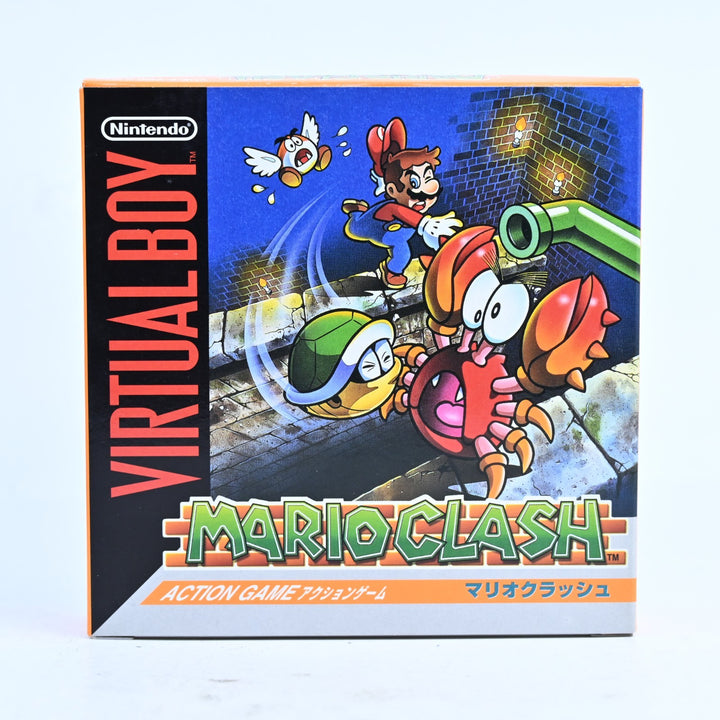 Mario Clash - Nintendo Virtual Boy Boxed Game - NTSC-J - FREE POST!
