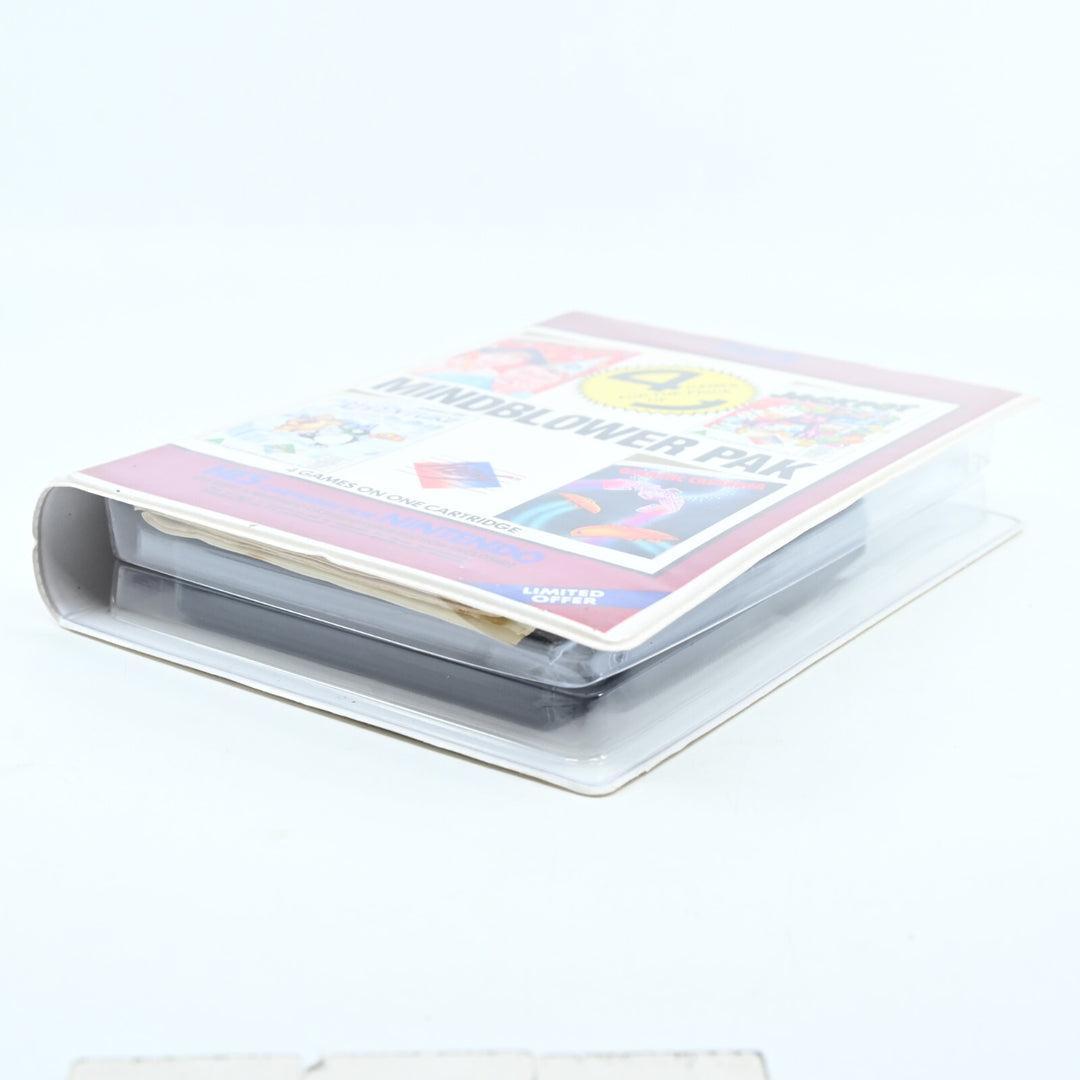 Mindblower Pak - Piggy Back Cartridge - H.E.S / NES Game - PAL