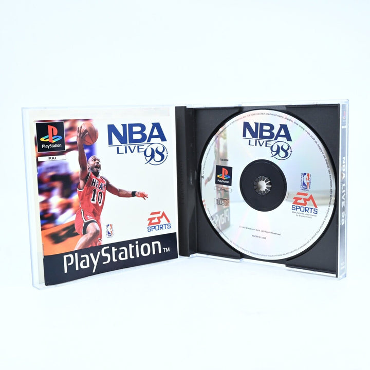 NBA Live 98 - Sony Playstation 1 / PS1 Game + Manual - PAL - NEAR MINT DISC!