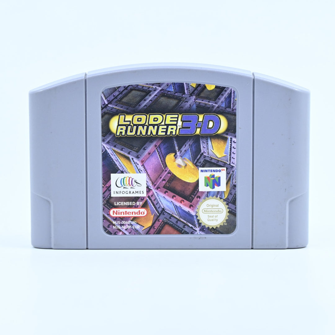 Lode Runner 3-D - N64 / Nintendo 64 Game - PAL - FREE POST!