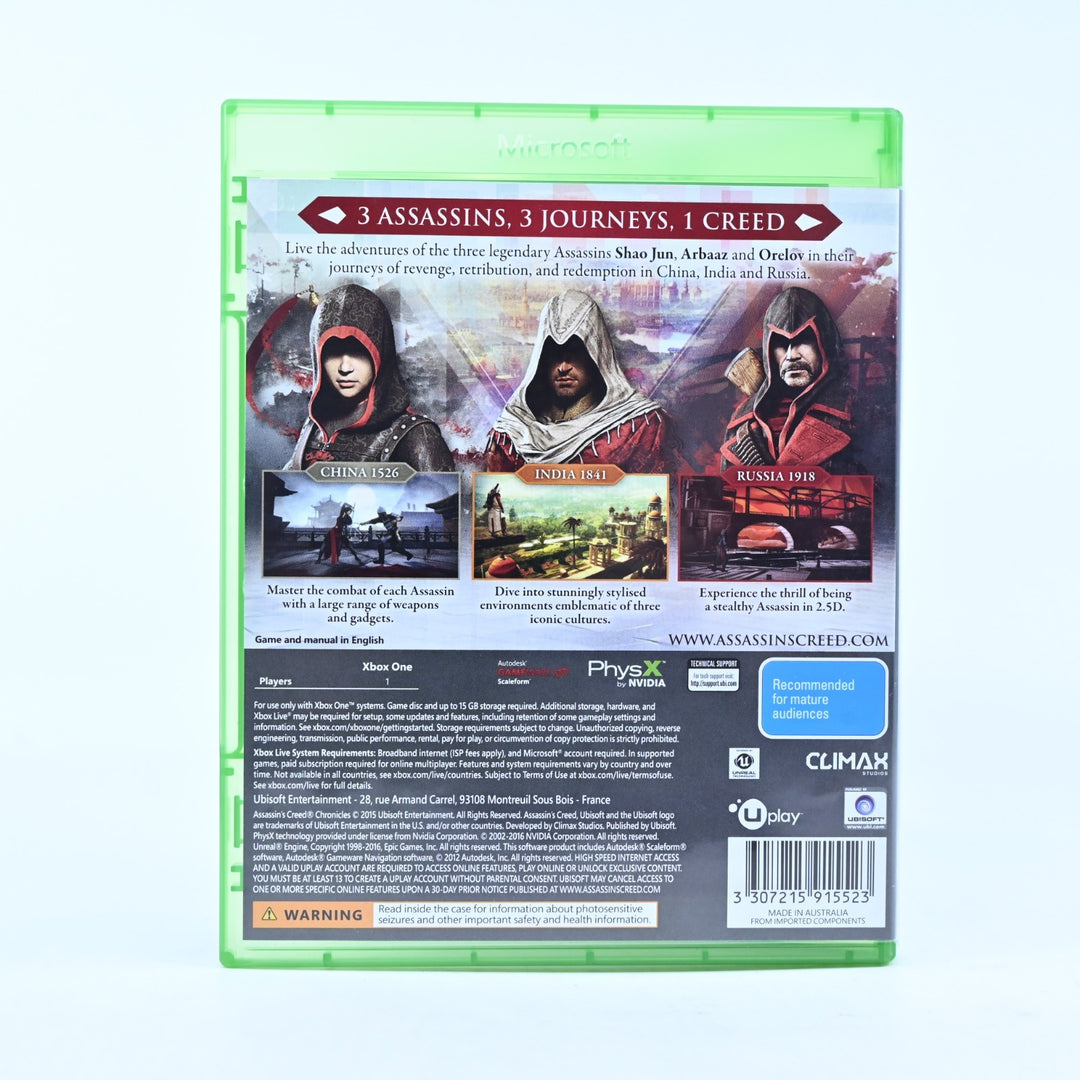 Assassin's Creed Chronicles - Xbox One Game - PAL - FREE POST!