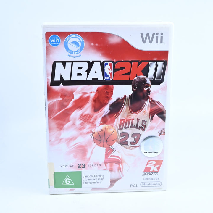 NBA 2K11 - Nintendo Wii Game + Manual - PAL - MINT DISC!