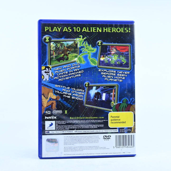 Ben 10 Alien Force: Vilgax Attacks - Sony Playstation 2 / PS2 Game + Manual
