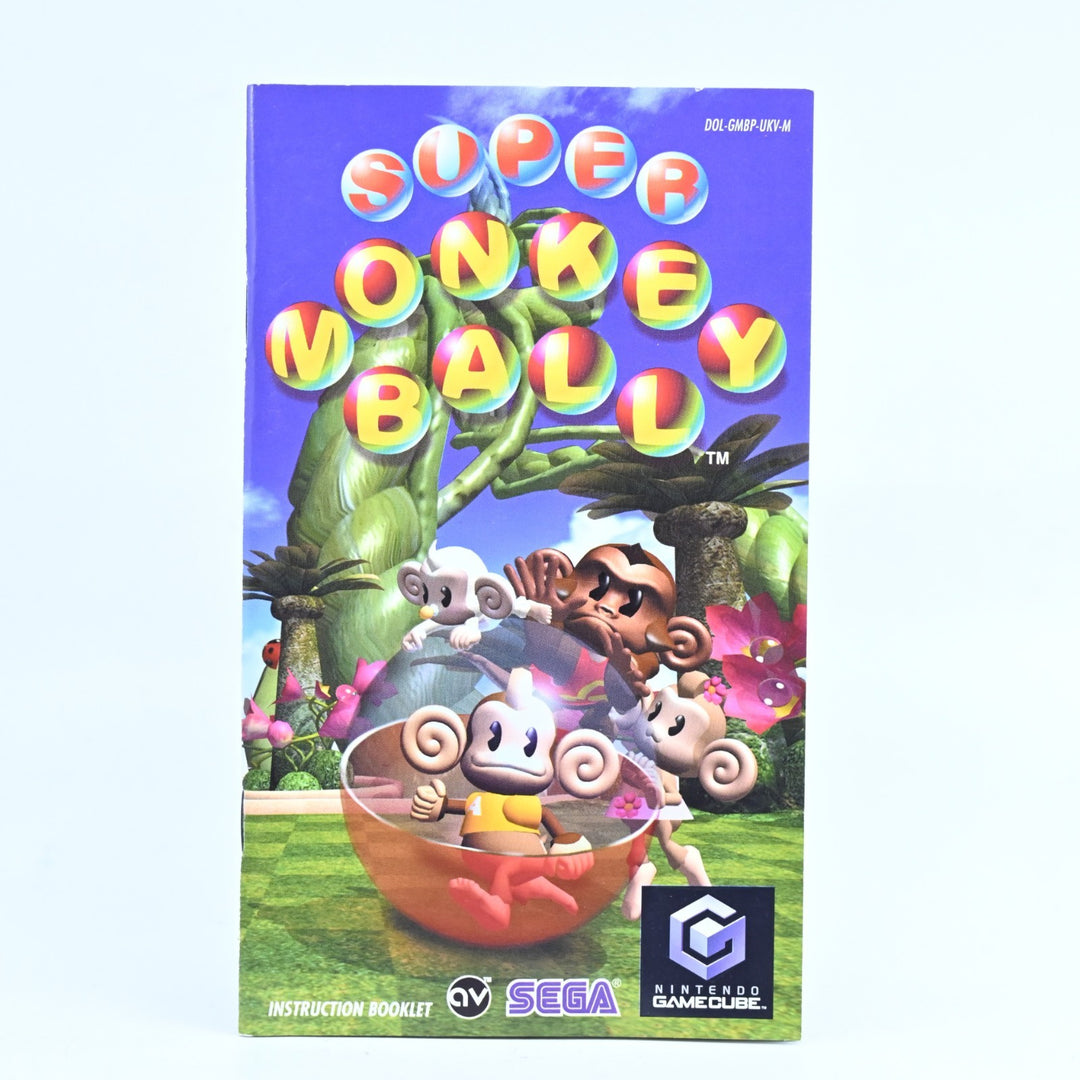 Super Monkey Ball - Nintendo Gamecube Game + Manual - PAL - FREE POST!