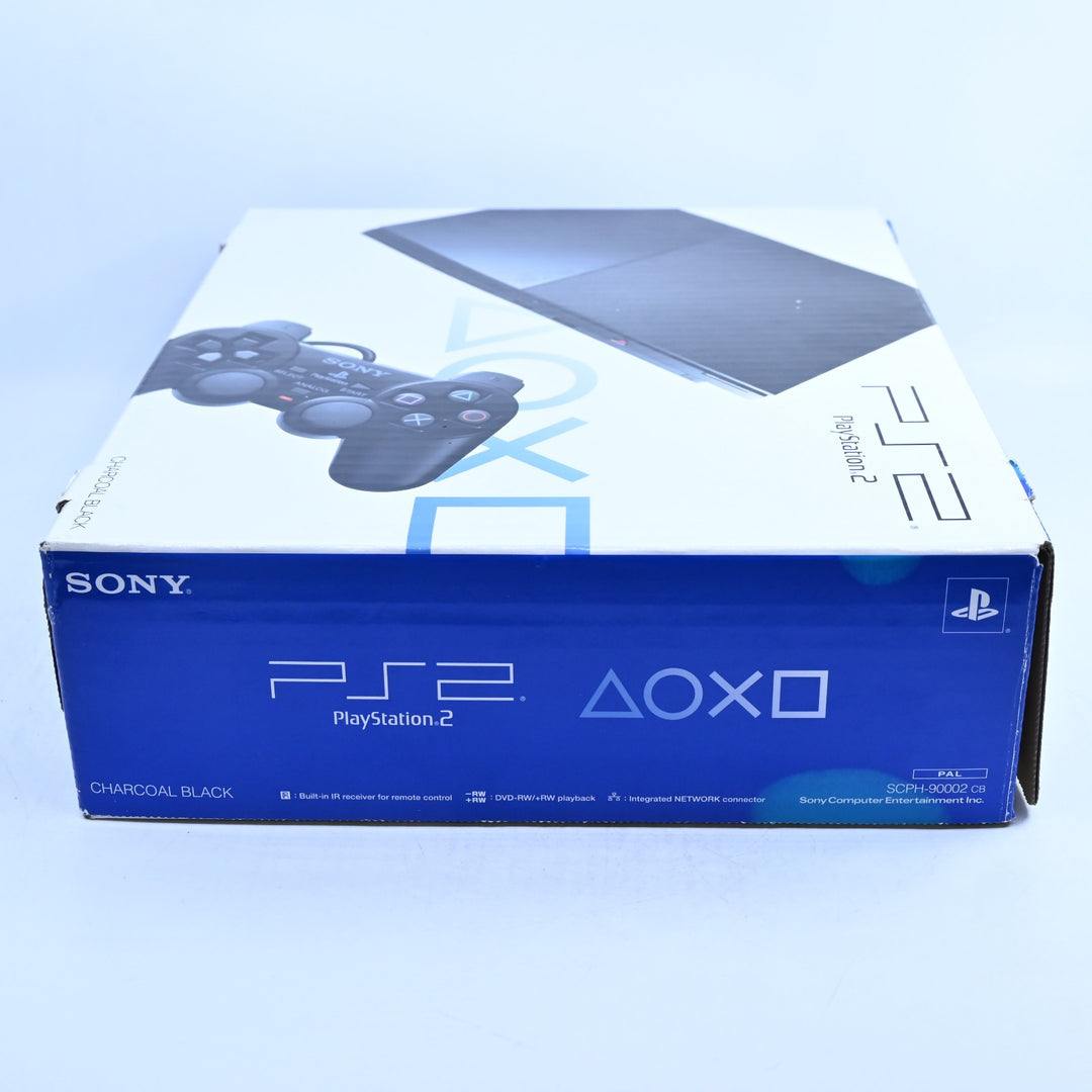 Charcoal Black - PS2 Slim Boxed Console - SCPH-90002 - AUS PAL - FREE POST