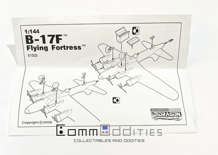 Dragon Wings 1:144 Warbird Series B-17F Flying Fortress The Duchess Plane