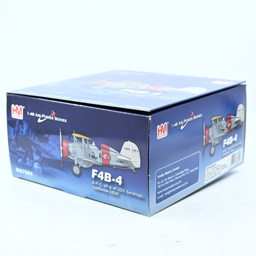 Hobby Master 1:48 F4B-4 6-F-1, VF-6 of USS Saratoga HA7901 - Die Cast Plane