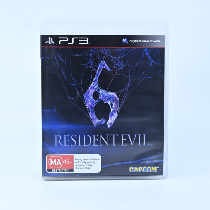 Resident Evil 6 - Sony Playstation 3 / PS3 Game + Manual - MINT DISC!