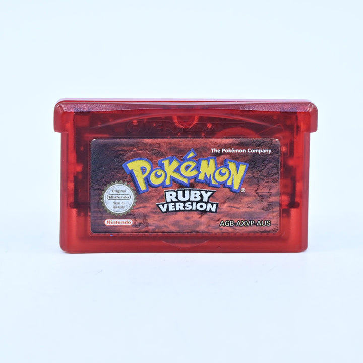 Pokemon Ruby Version - GBA Game - AUS PAL - NEW BATTERY!