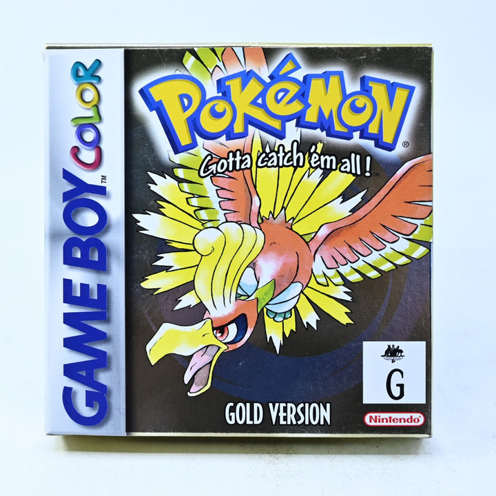 Pokemon Gold Version - Nintendo Gameboy Color Boxed Game - PAL - NEW BATTERY!