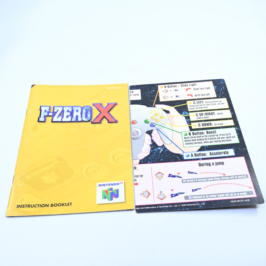 F-Zero X - N64 / Nintendo 64 Boxed Game - PAL - FREE POST!