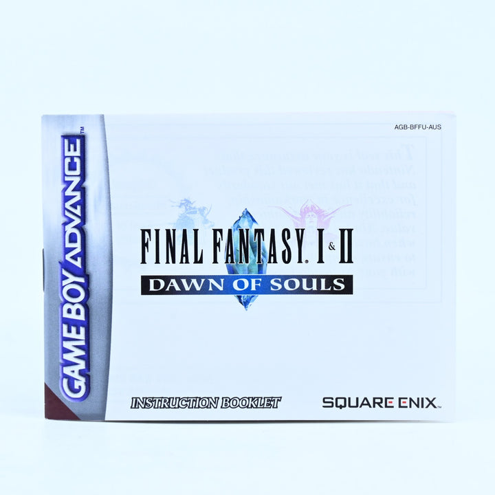 Final Fantasy I & II: Dawn of Souls - Nintendo Gameboy Advance / GBA Boxed Game