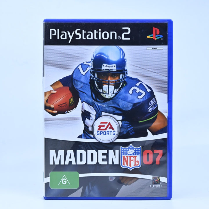 Madden NFL 07 - Sony Playstation 2 / PS2 Game + Manual - PAL - FREE POST!