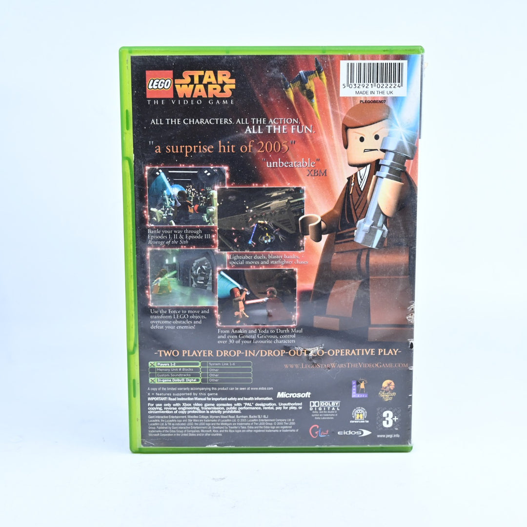 LEGO Star Wars: The Video Game - Original Xbox Game + Manual - PAL - MINT DISC!