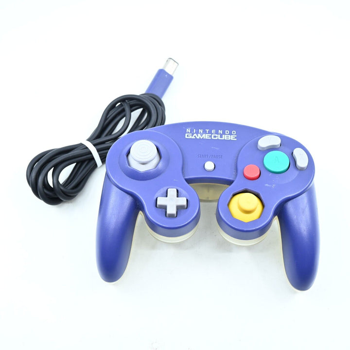 Official Indigo Purple / Clear Gamecube Controller - Nintendo Gamecube Accessory