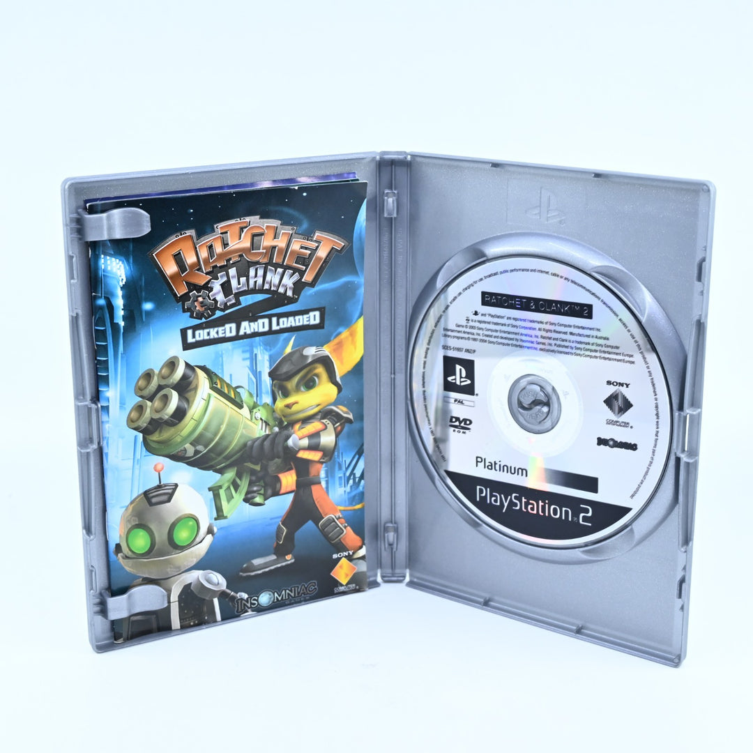 Ratchet & Clank 2: Locked and Loaded - PS2 Game + Manual - PAL - MINT DISC!