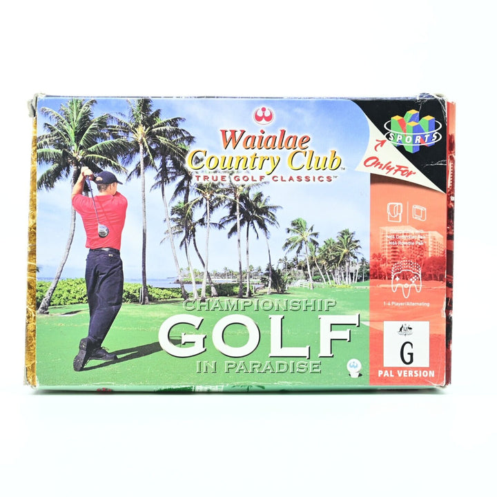 Waialae Country Club: True Golf Classics - N64 / Nintendo 64 Boxed Game - PAL