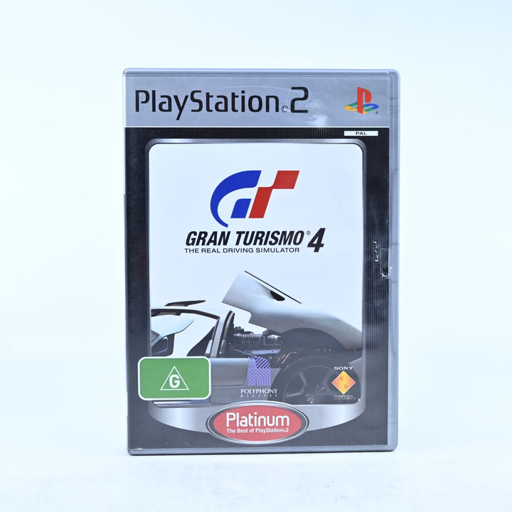 Gran Turismo 4 - Sony Playstation 2 / PS2 Game - No Manual - PAL - MINT DISC!