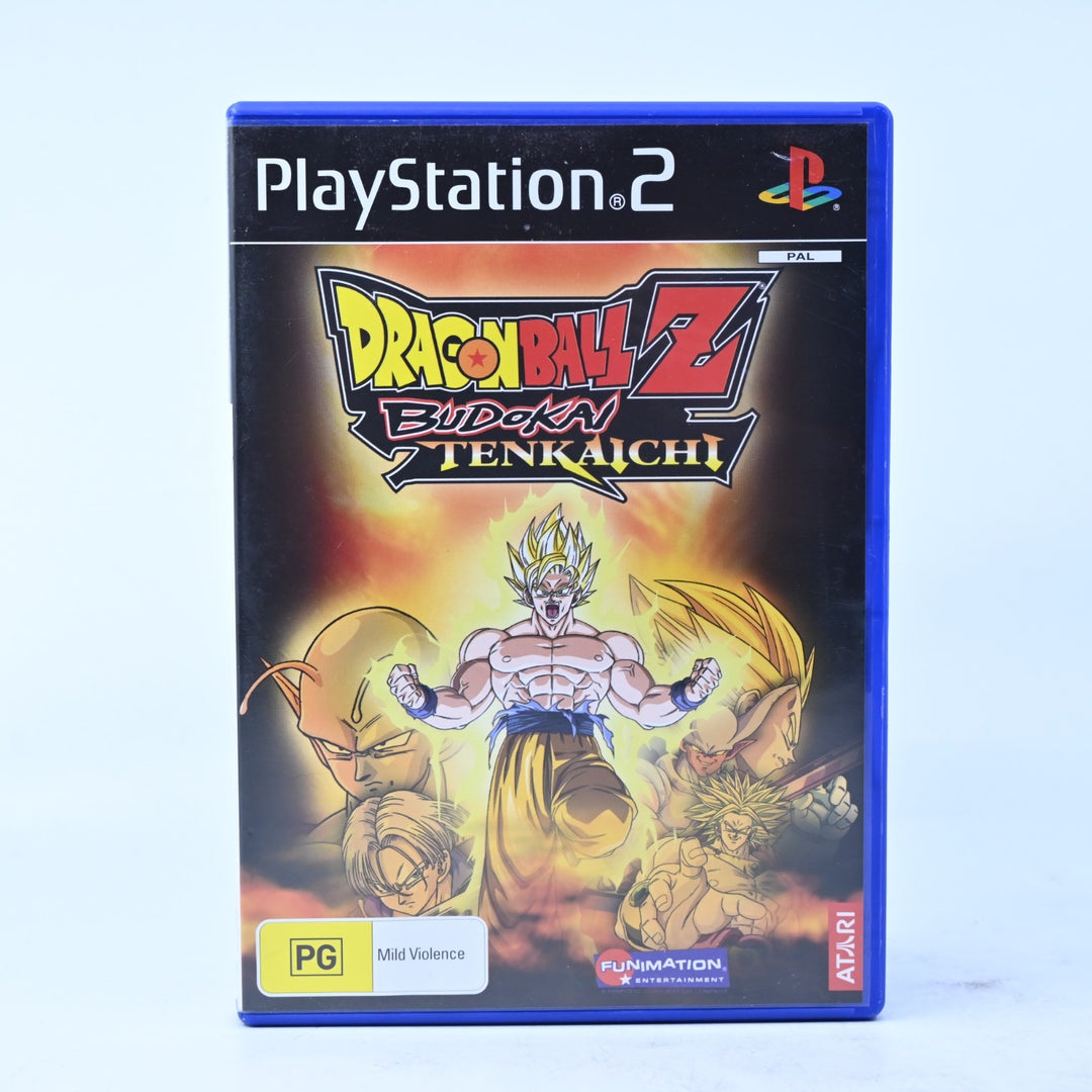 Dragon Ball Z: Budokai Tenkaichi - PS2 Game + Manual - PAL - MINT DISC!
