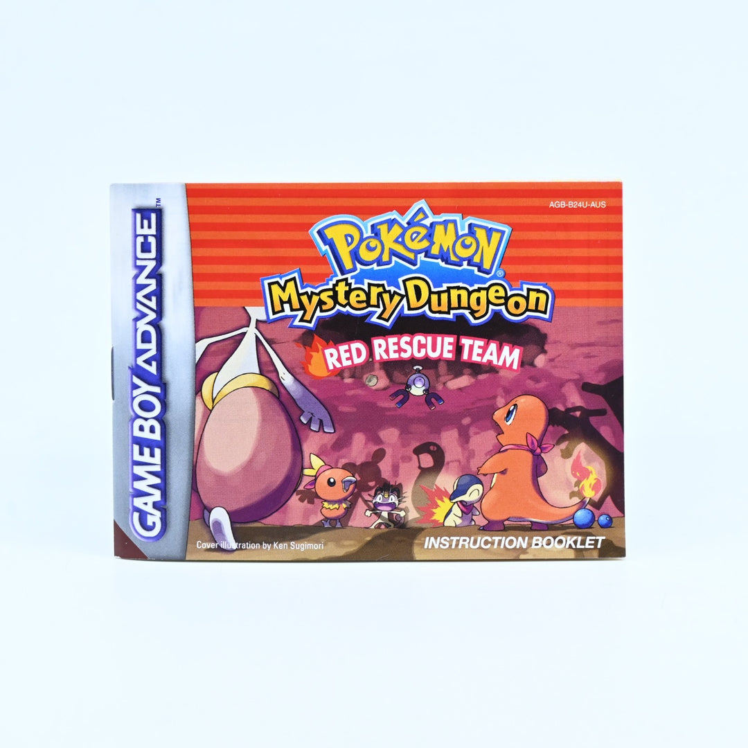 Pokemon Mystery Dungeon Red Rescue Team - GBA Boxed Game