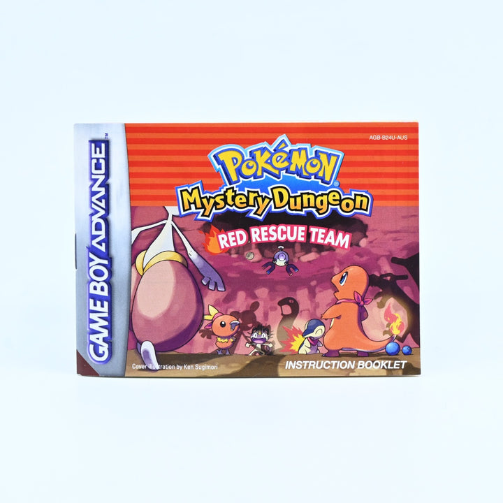 Pokemon Mystery Dungeon Red Rescue Team - GBA Boxed Game