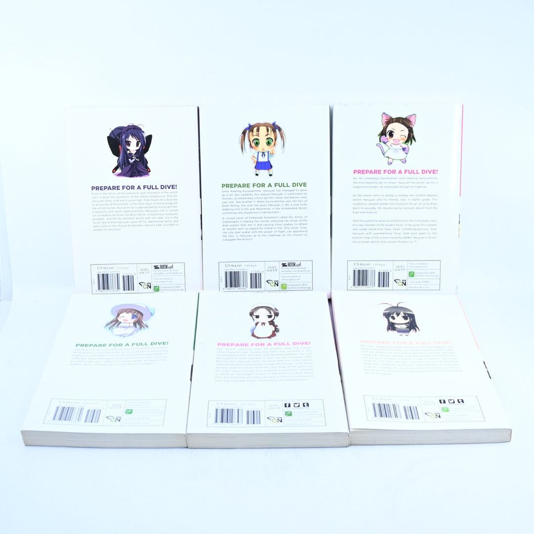 Accel World - Volumes 1-6 - Reki Kawahara - Yen On - Light Novel