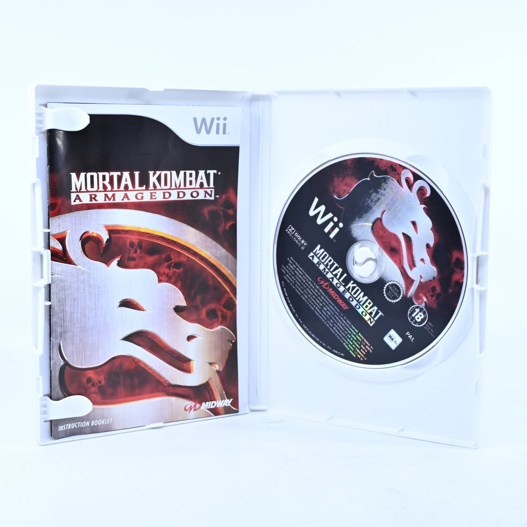 Mortal Kombat Armageddon - Nintendo Wii Game + Manual - PAL - MINT DISC!