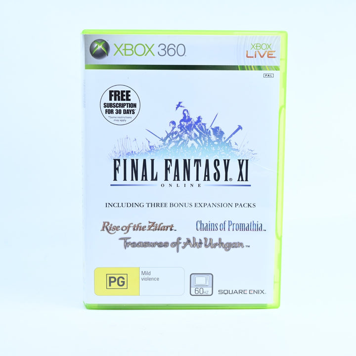 Final Fantasy XI: Online - Xbox 360 Game + Manual - PAL - MINT DISC!