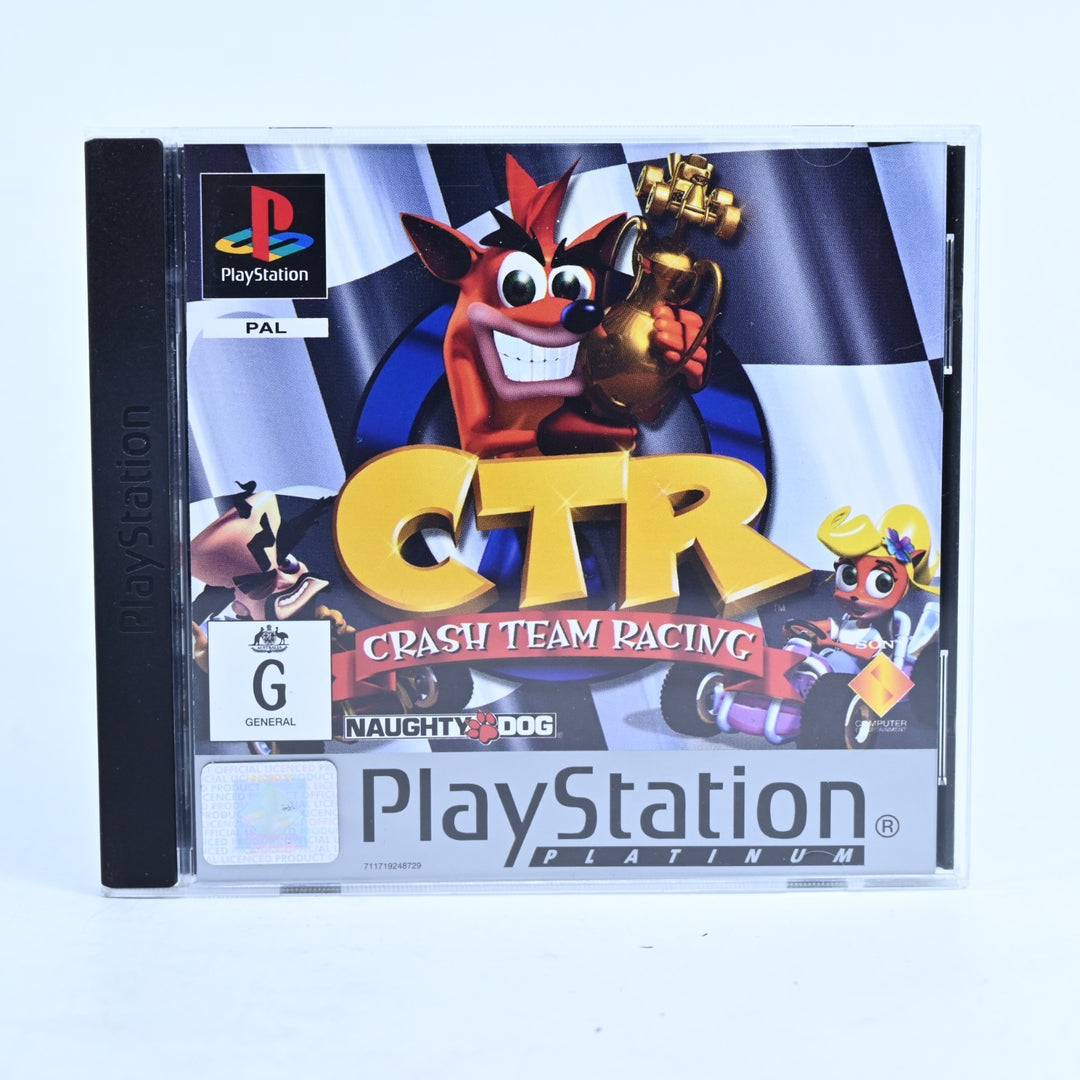 CTR: Crash Team Racing - Sony Playstation 1 / PS1 Game + Manual - PAL