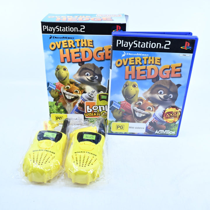 Over the Hedge - Sony Playstation 2 / PS2 Game + Manual + Walkie Talkies - PAL