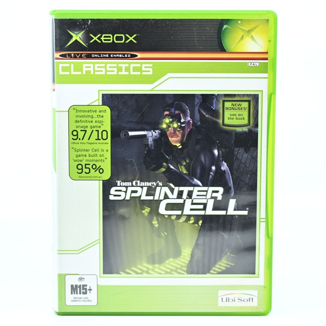 Tom Clancy's Splinter Cell - Original Xbox Game - No Manual - PAL - MINT DISC!