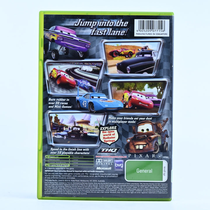Disney Pixar Cars - Original Xbox Game + Manual - PAL - MINT DISC!