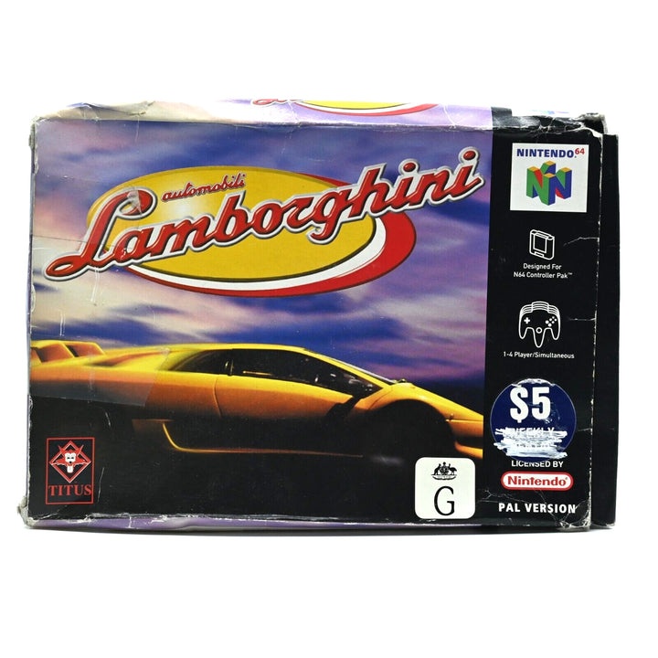 Automobili Lamborghini - N64 / Nintendo 64 Boxed Game - PAL - FREE POST!