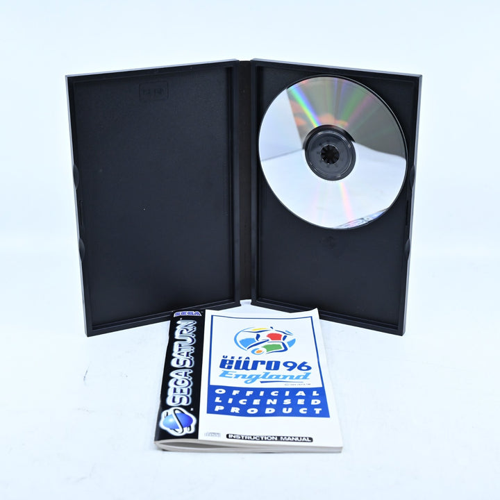 UEFA Euro 96 - Sega Saturn Game + Manual - PAL - MINT DISC!