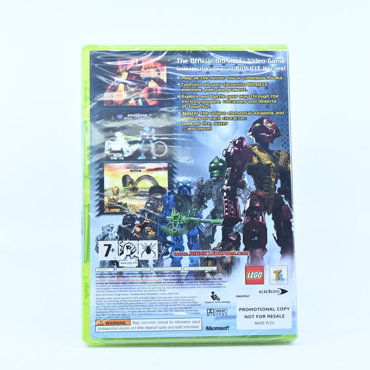 SEALED! Bionicle Heroes - Promotional Copy - Xbox 360 Game + Manual - PAL
