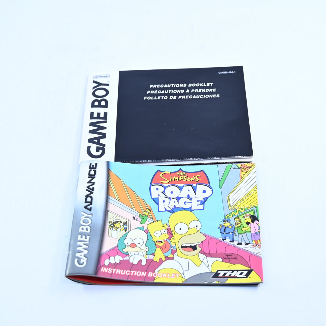 The Simpsons Road Rage - Nintendo Gameboy Advance / GBA Boxed Game - PAL