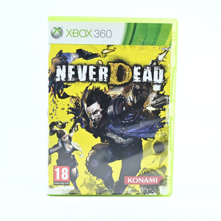 Never Dead - Xbox 360 Game + Manual - PAL - FREE POST!