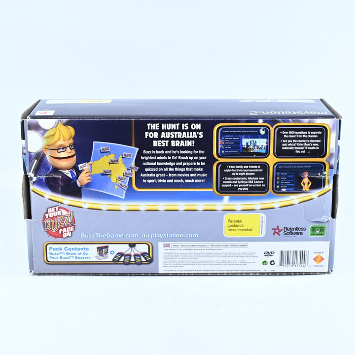 Buzz! Brain of Oz - Big Box - Sony Playstation 2 / PS2 Game - Read Description