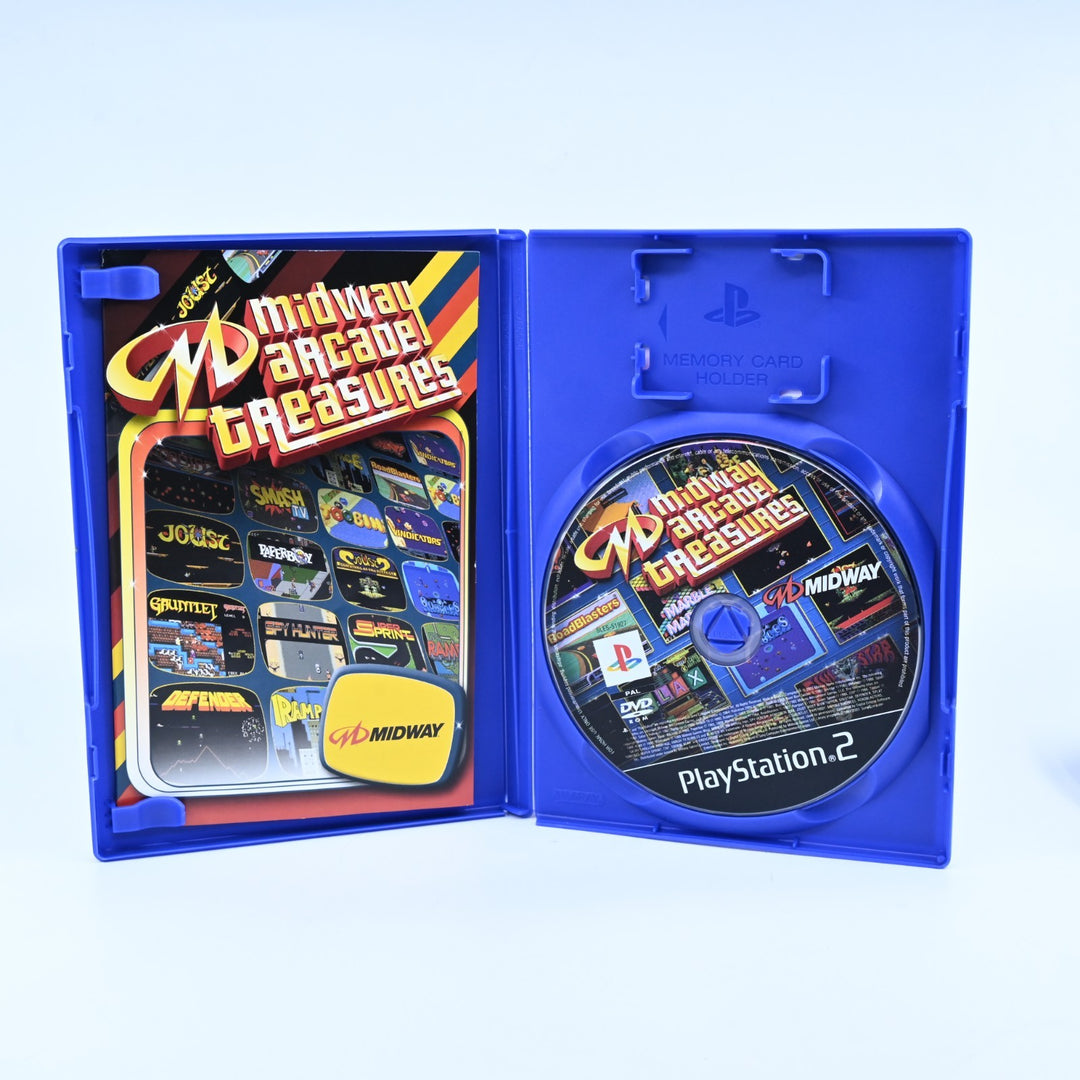 Midway Arcade Treasures - Sony Playstation 2 / PS2 Game + Manual - PAL