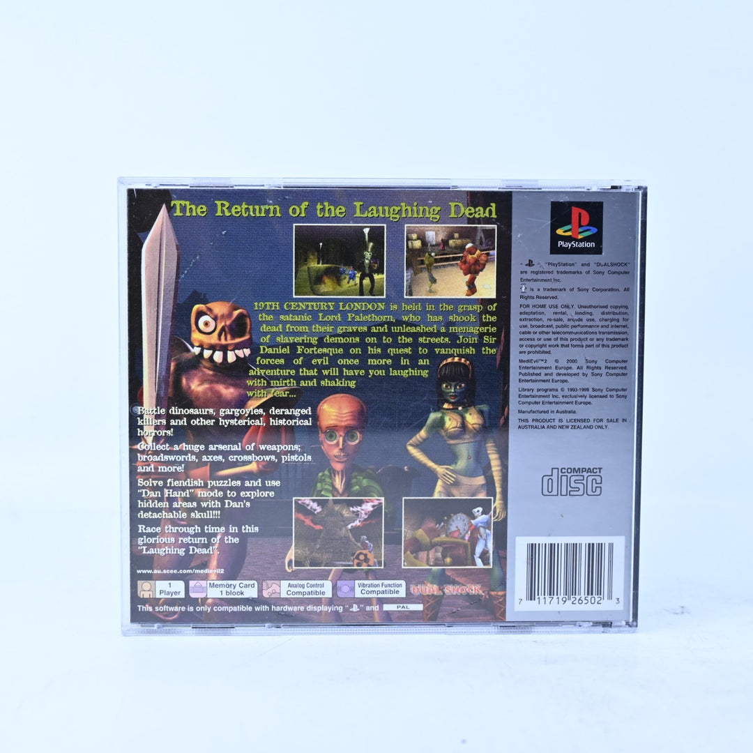 Medievil 2 - Sony Playstation 1 / PS1 Game + Manual - PAL