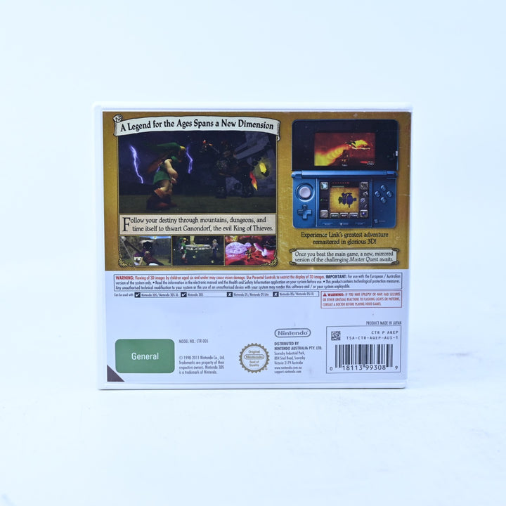 The Legend of Zelda: Ocarina of Time 3D - Nintendo 3DS Game - PAL + Manual
